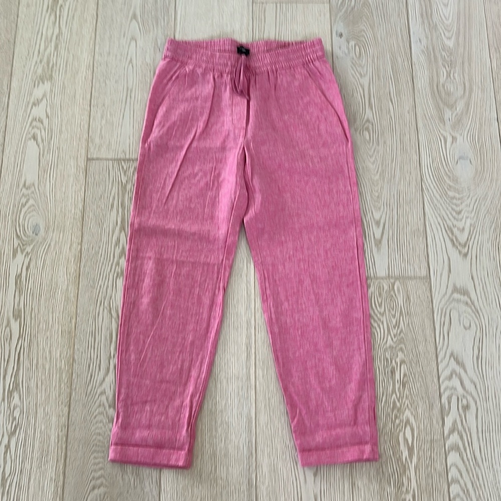 J. Crew linen new with tags size 4 linen pants.